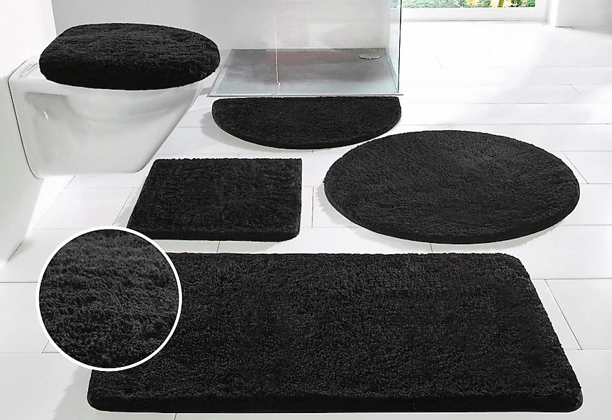 OTTO home Badematte "Merida, Badvorleger, Badezimmer Teppich" Höhe 32 mm ru günstig online kaufen