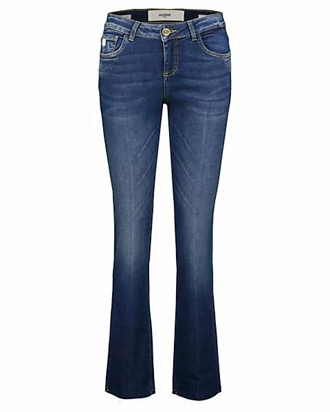 Goldgarn 5-Pocket-Jeans Damen Jeanshose ROSENGARTEN FLARE (1-tlg) günstig online kaufen