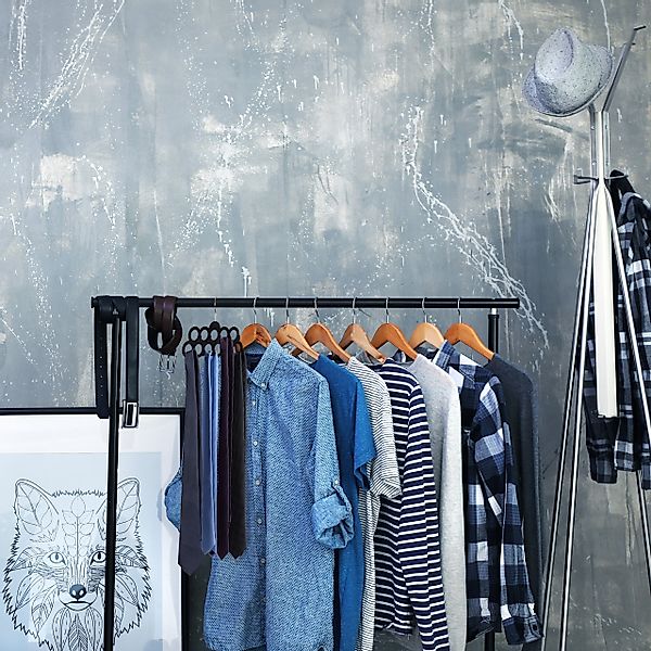 relaxdays Mehrfach-Kleiderbügel 3 x Velours Schalhalter günstig online kaufen