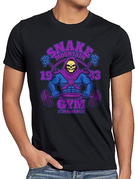 style3 T-Shirt Snake Mountain Gym master universe mountain skeletor he-man günstig online kaufen