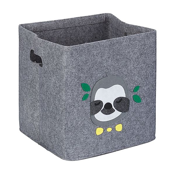 relaxdays Aufbewahrungsbox für Kind, Faultier günstig online kaufen
