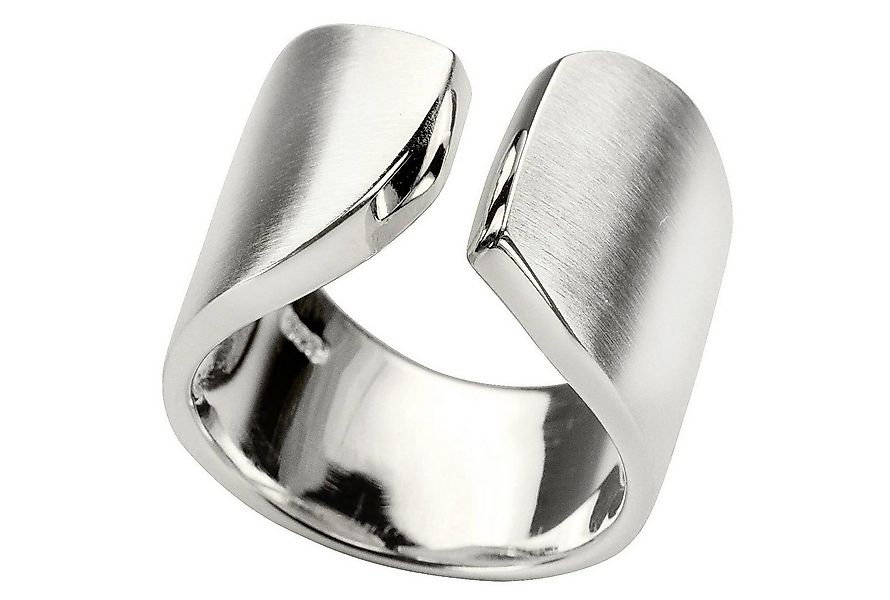 SILBERMOOS Silberring Bandring "Offen und Ehrlich", 925 Sterling Silber günstig online kaufen