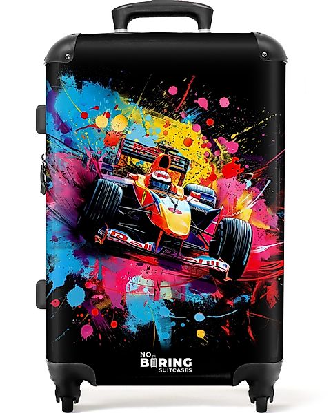 NoBoringSuitcases.com© Hartschalen-Trolley Formel-1-Auto mit Graffiti 67 günstig online kaufen
