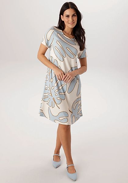 Aniston SELECTED Jerseykleid in leichter A-Linien-Form - NEUE KOLLEKTION günstig online kaufen