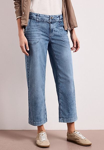 STREET ONE Loose-fit-Jeans Style Emee mit Jeans-Band-Detail günstig online kaufen