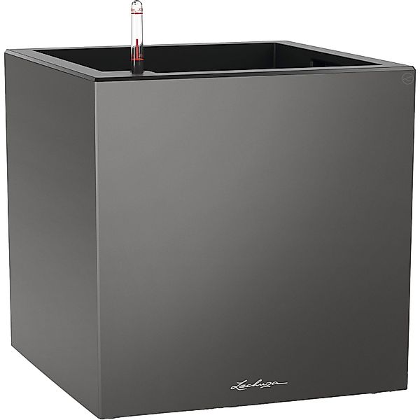 Lechuza® Pflanzgefäß Canto Premium,ow 40 Athrazit Metallic 40 cm x 40 cm günstig online kaufen