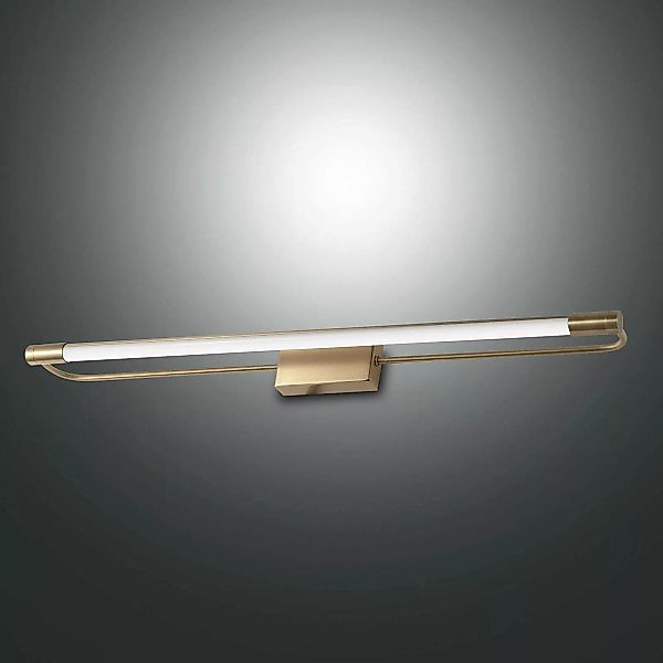 LED-Wandleuchte Rapallo, messing, IP44, 80 cm günstig online kaufen