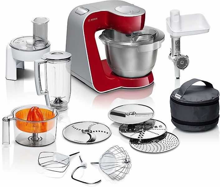 BOSCH Küchenmaschine "Serie 4 MUM56740, Durchlaufschnitzler/Mixer/Fleischw. günstig online kaufen