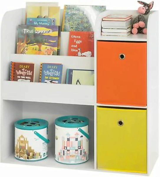 SoBuy® Kinderregal Bücherregal Kinder, Spielzeug-Organizer weiß  Kinder günstig online kaufen