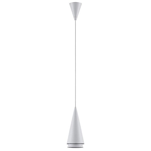 Lucande Pendelleuchte Naoh 9976150 Modern in Weiß aus Metall 1-flammig E27 günstig online kaufen