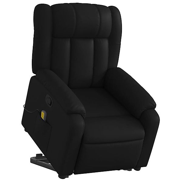 vidaXL Sessel Massagesessel mit Aufstehhilfe Schwarz günstig online kaufen