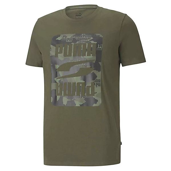 Puma Rebel Camo Graphic Kurzarm T-shirt M Forest Night günstig online kaufen