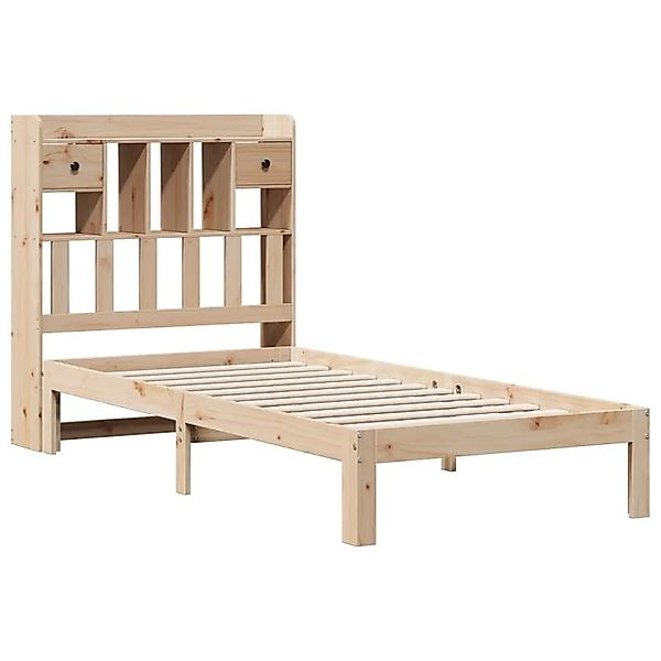 vidaXL Bücherregalbett ohne Matratze 75x190 cm Massivholz Kiefer 3322585 günstig online kaufen