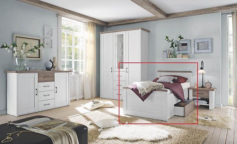 Schlafkontor Bett "Luca", inklusive Schubkasten günstig online kaufen