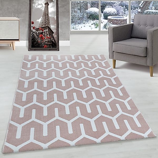 Carpettex Designteppich Geometrisch Design, Rechteckig, Höhe: günstig online kaufen