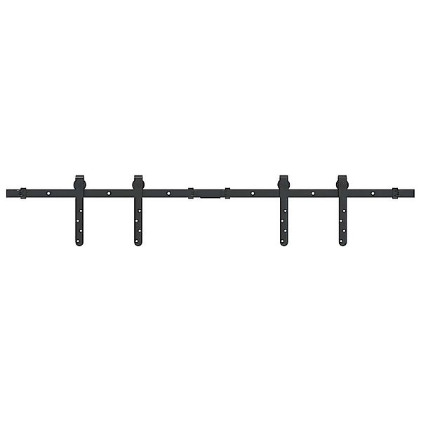 vidaXL Schiebetürbeschlag Set für Schranktüren 122 cm Karbonstahl 4009664 günstig online kaufen