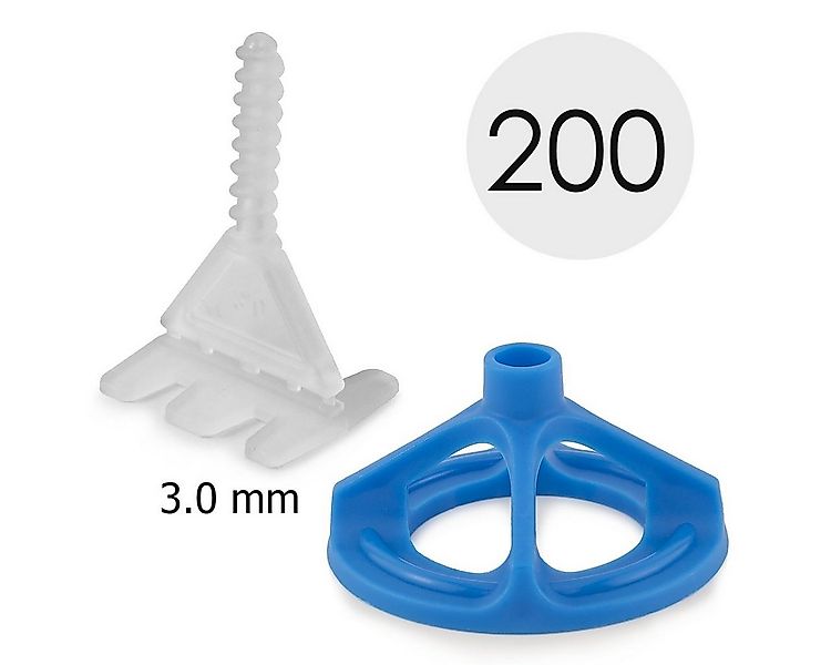 MidGard Fliesenkreuz Nivelliersystem Fliesen-Verlegehilfe Nivellierset Wand günstig online kaufen