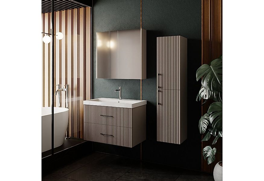 Karen Badmöbel-Set Badmöbel Set Liana, (Komplett-Set, Standartmäßig 3-Teili günstig online kaufen