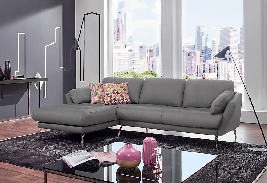 W.SCHILLIG Ecksofa "softy, Designsofa, zeitlos und elegant, hoher Sitzkomfo günstig online kaufen
