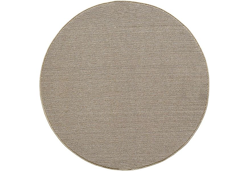 Teppium Teppich Unicolor - Einfarbig, Rund, Höhe: 7 mm, Kurzflor Schlingen günstig online kaufen