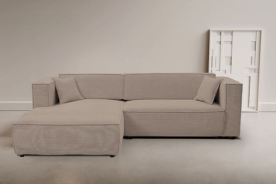 WERK2 Ecksofa "Atlanta-New, modernes Design, Stellmaße 280x147cm, L-Form, K günstig online kaufen