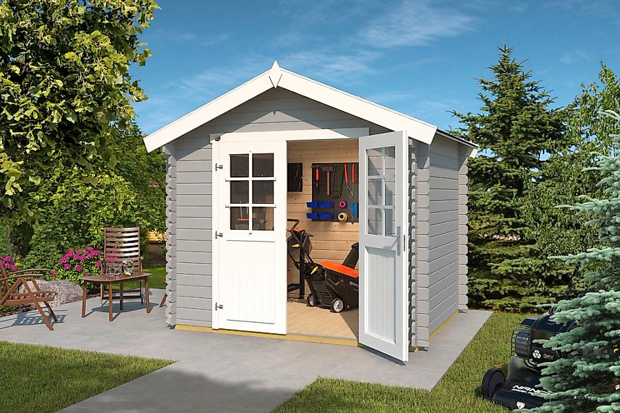 weka Gartenhaus "209 Gr.1,5 hellgrau" günstig online kaufen