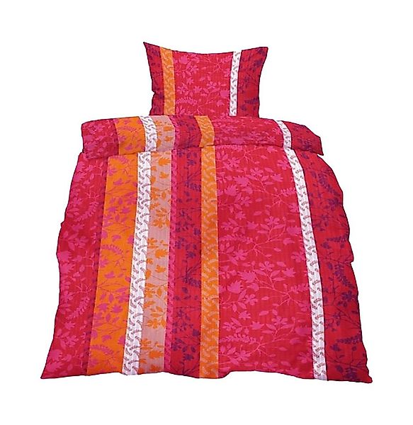 Casa Colori Bettwäsche Seersucker 135x200 cm Garnitur Bettgarnitur, Seersuc günstig online kaufen