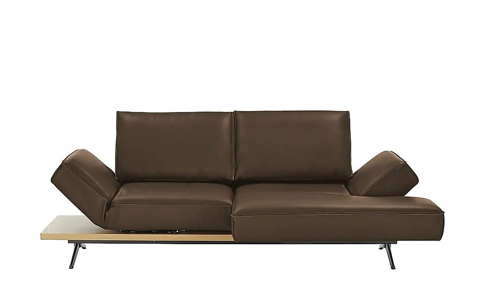 KOINOR Ecksofa Echtleder Phoenix ¦ braun ¦ Maße (cm): B: 240 H: 116 T: 132 günstig online kaufen