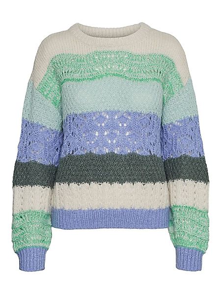 VERO MODA Long Sleeved Knitted Pullover Damen Grau günstig online kaufen