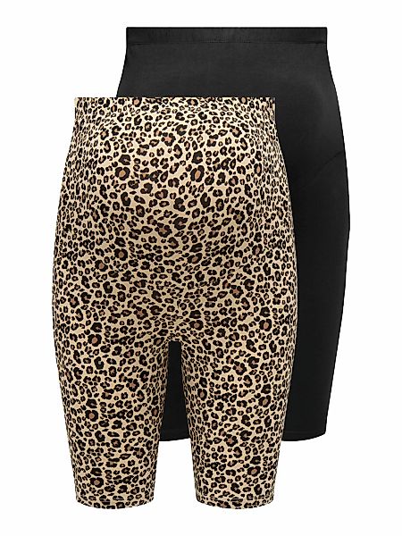 ONLY MATERNITY Umstandsshorts "OLMLOVELY SHORTS JRS MAT 2 PACK AOP", (Packu günstig online kaufen