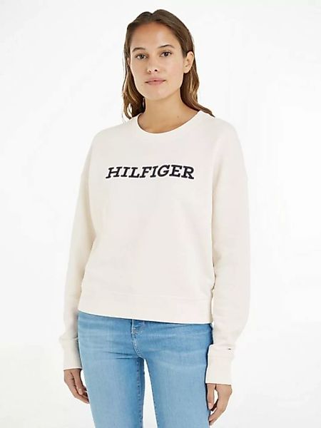 Tommy Hilfiger Sweatshirt REG MONOTYPE EMB SWEATSHIRT mit markanter Hilfige günstig online kaufen