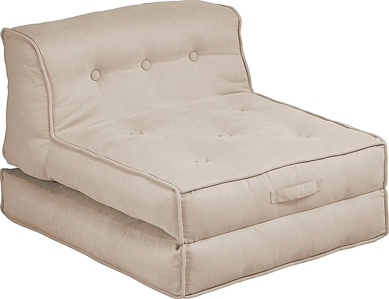 Home affaire Sessel "Pia" Loungesessel in 2 Größen, mit Schlaffunktion und günstig online kaufen