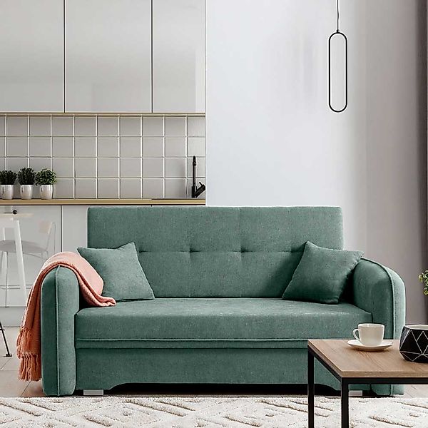 Schlafsofa Zweisitzer mit Schlaffunktion und Armlehnen günstig online kaufen