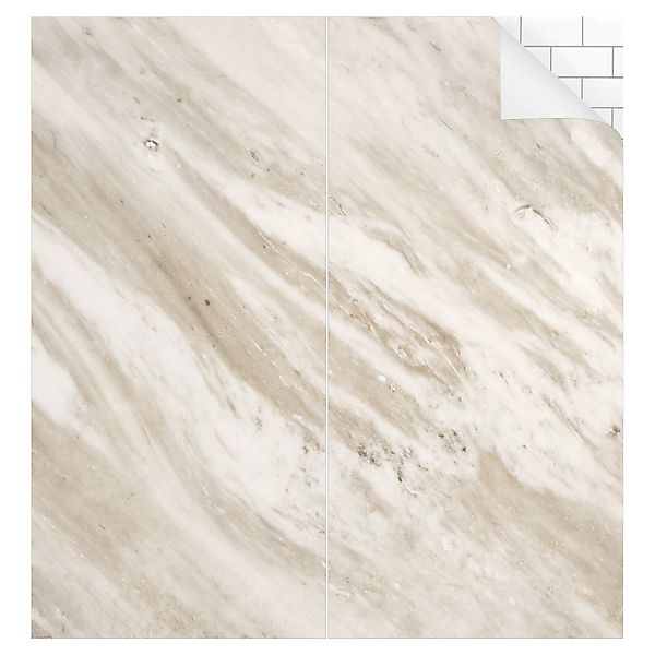 Bilderdepot24 Duschrückwand Marmor beige Duschrückwand ohne günstig online kaufen