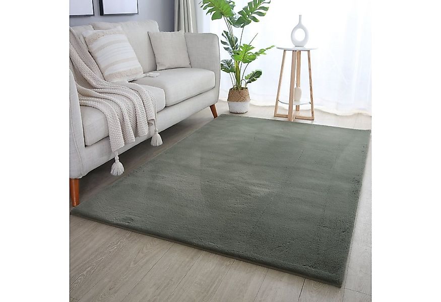 SIMPEX24 Teppich Unicolor - Einfarbig, Läufer, Höhe: 20 mm, Teppich Wohnzim günstig online kaufen