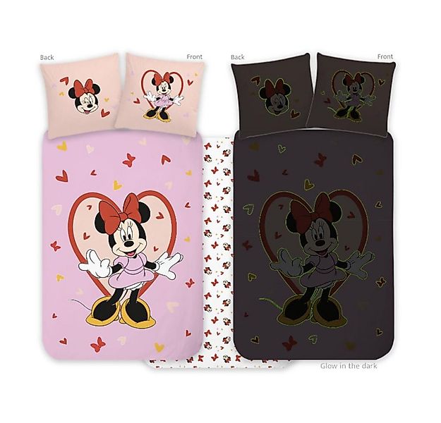 Disney Minnie Mouse Babybettwäsche Minnie Mouse Babybettwäsche "Leuchtendes günstig online kaufen