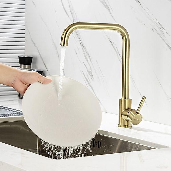 Auralum Max Küchenarmatur Wasserhahn Spültischarmatur, 360° günstig online kaufen