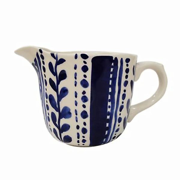 Neuetischkultur Krug 0,9 Liter Keramik gemustert blau/weiß günstig online kaufen