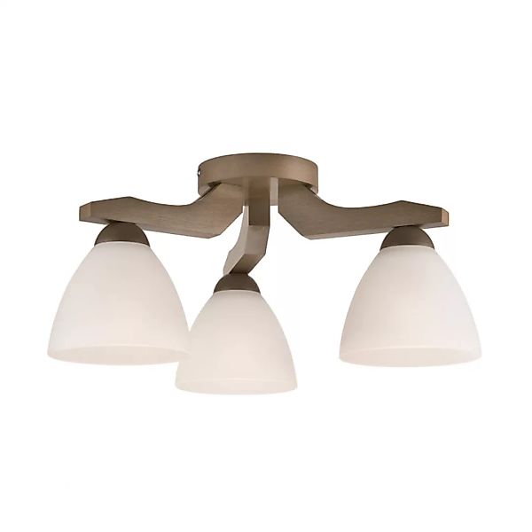 Deckenlampe ADRIANO LM-3.55 3-punkt Holz 27470 günstig online kaufen