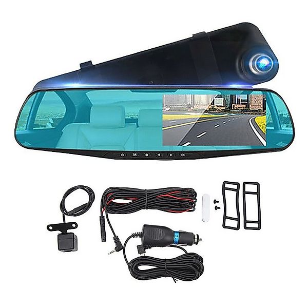 DOPWii Full HD Spiegel Dashcam mit Rückfahrkamera – Nachtsicht, Loop-Aufnah günstig online kaufen