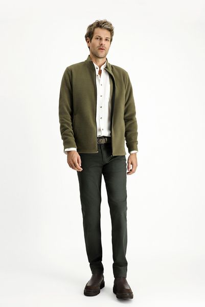 KIGILI Fleecepullover Fleece-Sweatshirt mit halblangem Reißverschluss günstig online kaufen