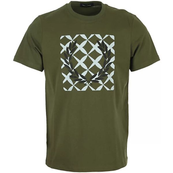 Fred Perry  T-Shirt Cross Stitch Printed T-Shirt günstig online kaufen