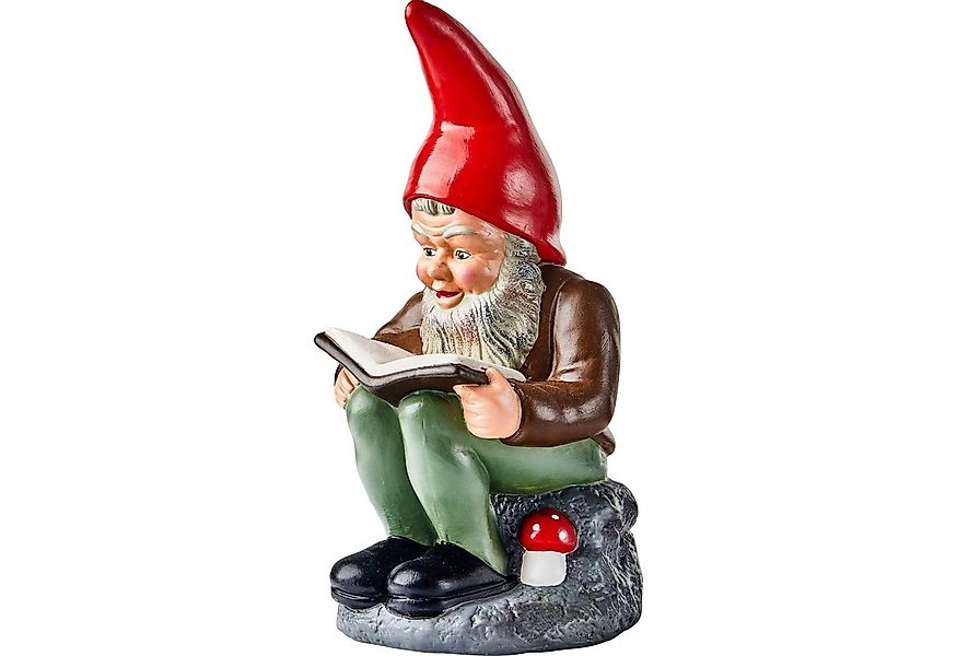 Heissner Gartenzwerg Original HEISSNER Gartenzwerg 'Wilhelm', Bücherwur, (1 günstig online kaufen