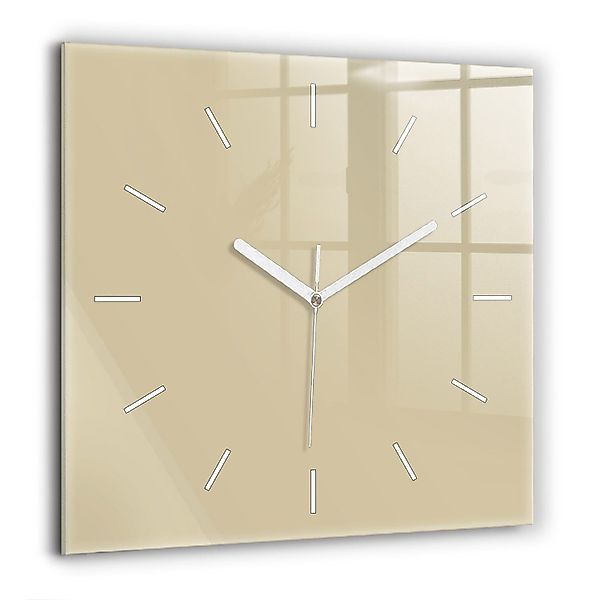 Tulup Wanduhr Wanduhr Modernistische Glaswanduhr 60x60cm günstig online kaufen