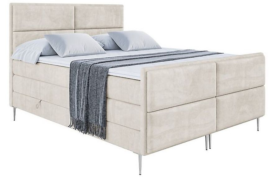 ALTDECOR Boxspringbett AURA-F-Z KING (Multipocket-Matratze H4, H3 Matratze günstig online kaufen