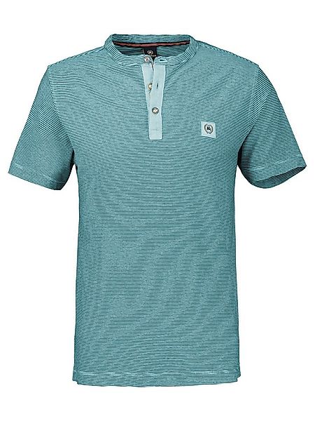 LERROS Henleyshirt Herren Serafino-Shirt, gestreift günstig online kaufen