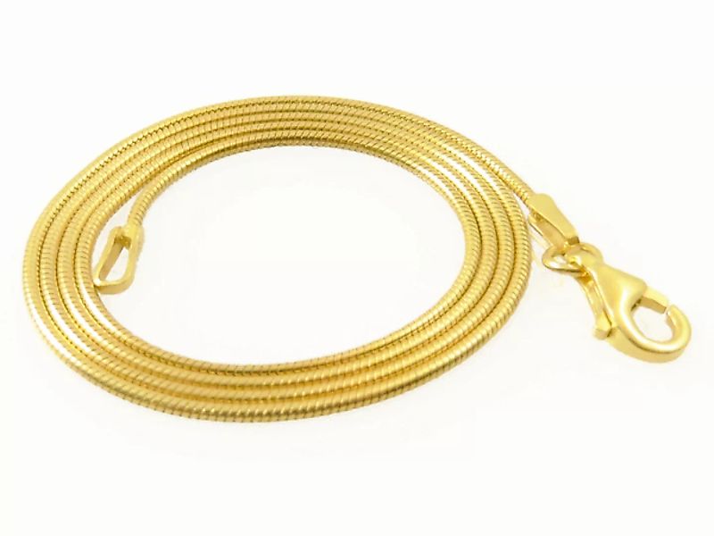 Schlangenkette Aus Vergoldetem 925er Silber 40 Cm günstig online kaufen