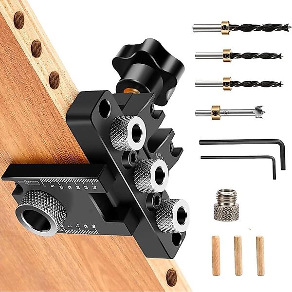 Refttenw Bohrersatz 3-in-1 Bohrschablone 8/10/15mm Bohrschablone günstig online kaufen