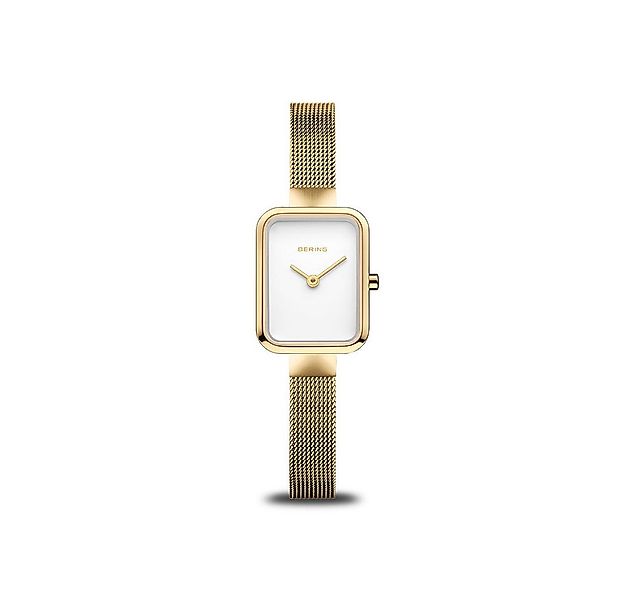 Bering Quarzuhr Petite Square gold poliert/gebürstet 14520-334 14520-334, B günstig online kaufen