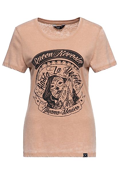 QueenKerosin T-Shirt Hasta La Muerte (1-tlg) günstig online kaufen